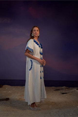 Broidered Kaftan Dress