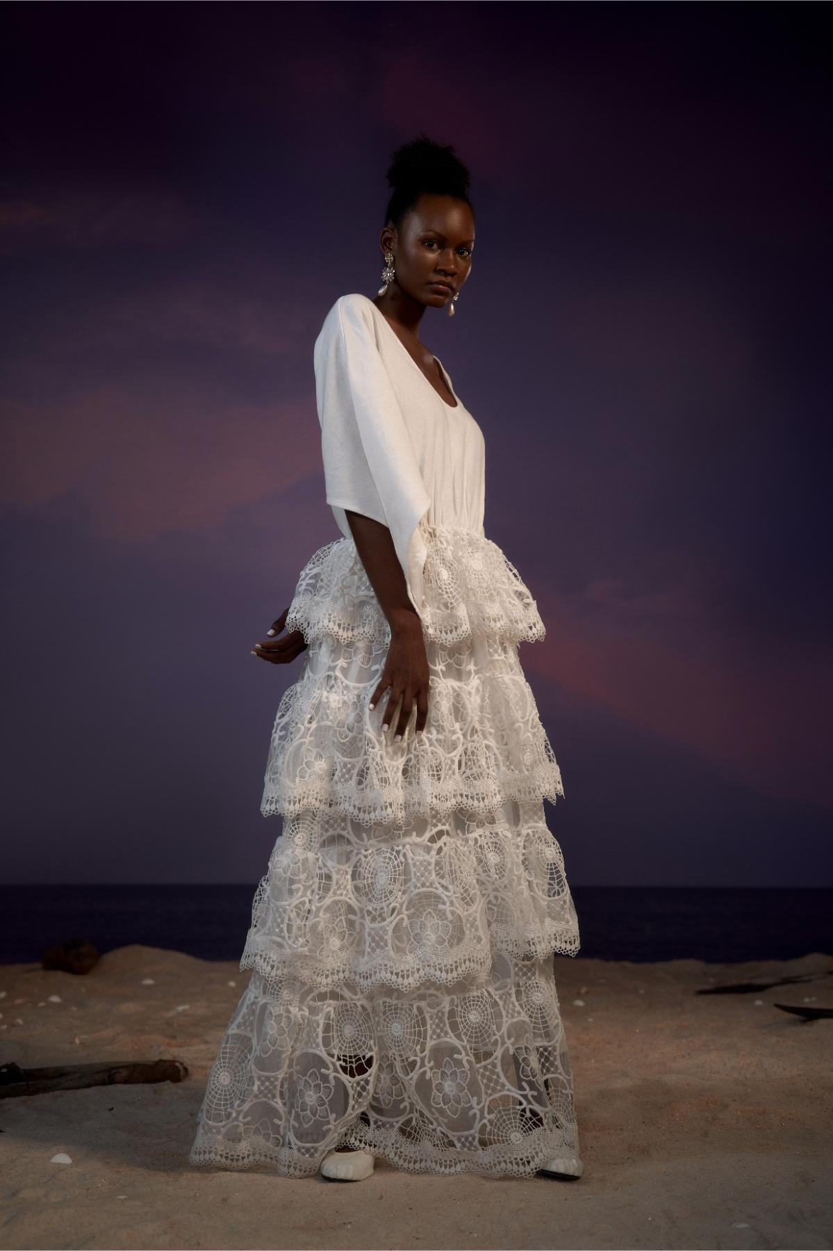 Multiple Layered Lace Dress atelieranavo Multiple Layered Lace Dress atelieranavo